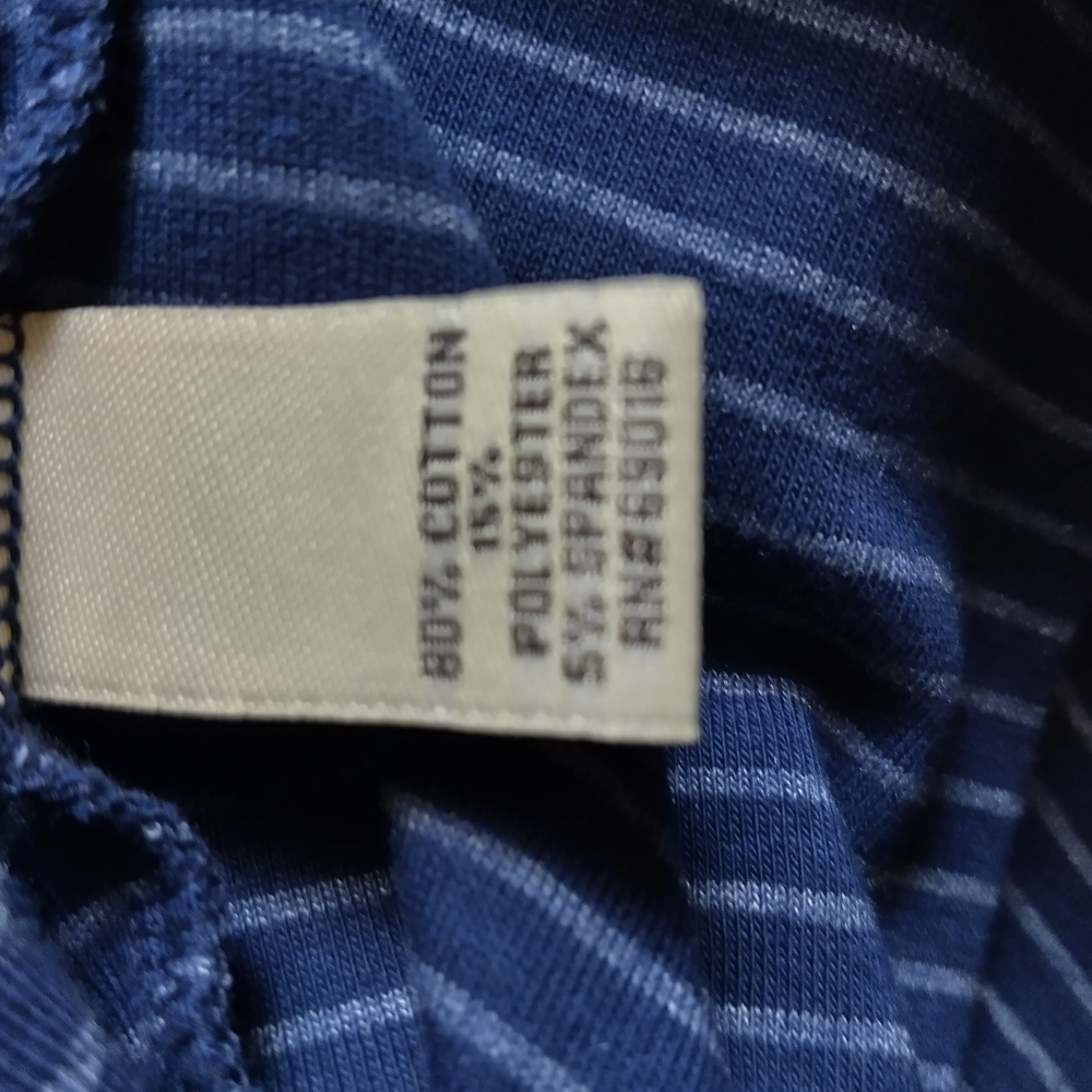 NWT! Ruff Hewn Pin Striped Navy Blue Tank Top WAdjustable Straps Blue White 💙🤍 - Picture 6 of 7
